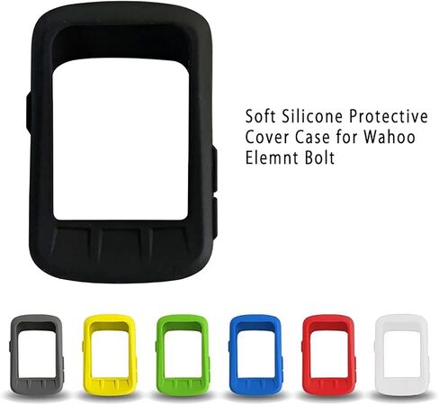 Voikoli Case Compatible with Wahoo Elemnt Bolt,Soft Silicone Protective Cover Case for Wahoo Elemnt Bolt GPS Cycling Accessories (Black) in Saudi Arabia