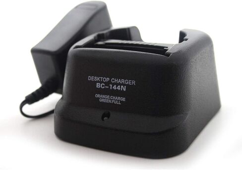 (2-Pack) BC-144N BC-137 Desktop Charger for ICOM IC-V82 IC-V8 IC-T3H BP-209N BP-210N IC-A6 IC-A24 IC-F4GT IC-F30GT IC-F11 in Saudi Arabia