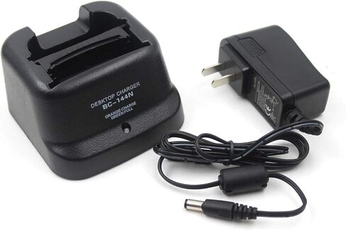 (2-Pack) BC-144N BC-137 Desktop Charger for ICOM IC-V82 IC-V8 IC-T3H BP-209N BP-210N IC-A6 IC-A24 IC-F4GT IC-F30GT IC-F11 in Saudi Arabia