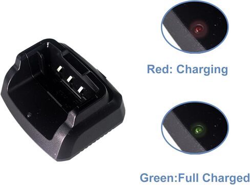 2 Pack BAOFENG UV-5RM Battery Charger Base for K5Plus Two Way Radio GM-5RH Walkie Talkie Accessories Charger Desktop for UV-5G Plus in Saudi Arabia