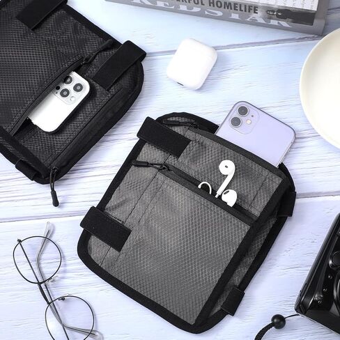 Cell Phone Calf/Leg Band Holster 2 Pack Nonslip Band Smartphone Holder with Adjustable Strap Leg Wallet Leg Phone Holder Sport Leg Band Leg Pouch for Men Women Running Workout (Black) in Kuwait