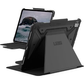 URBAN ARMOR GEAR UAG Designed for iPad Pro 13" Case (7th Gen, 2024, M4) A2926, A2925, A3007 Adjustable Multi-Angle Viewing Stand Auto Sleep/Wake Folio Cover w/Pencil Holder, Metropolis SE Black