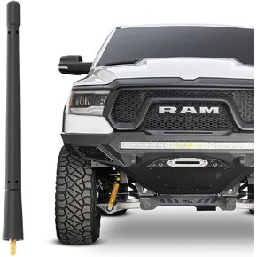 OFONO Short Antenna for Dodge Ram 1500 2500 3500 2009-2024, Truck Dodge Ram 1500 Accessories, 7 Inches Stubby Dodge Ram Classic Warlock Antenna Replacement Mast Optimized Car Radio Reception