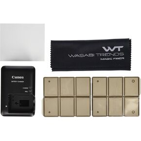 Canon Replacement CB-2LC Quick Charger for Canon NB-10L Li-ion Battery Compatible with Canon PowerShot G1 X, G15, G16, SX40 HS, SX50 HS + Bonus Items!