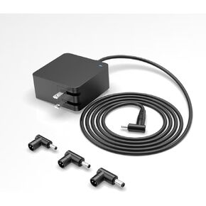 Charger for Asus Laptop, Vivobook 14 15 17, Zenbook, Chromebook, Notebook (Certified by UL Safety) with Round Connector, 65W, 45W, 33W