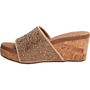 Corkys Footwear Sunlight Women's 3in Rhinestone Wedge
