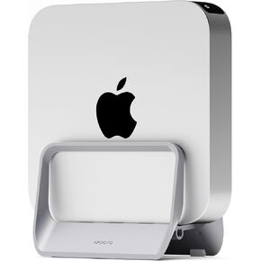 Mac Mini Stand,ABS Vertical Holder Desktop Stand - Universal Fit for All Mac Mini Models, Mac Mini 2010-2024 M1 M2 M4 Pro,Compatible with Laptop and Mini PC (Gray)