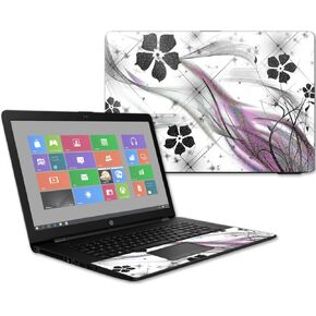 MightySkins Glossy Glitter Skin for HP 17t Laptop 17.3" (2017) - Gray World | Protective, Durable High-Gloss Glitter Finish | Easy to Apply, Remove, and Change Styles | Made in The USA