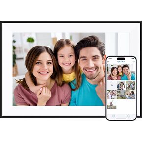 Dragon Touch Digital Picture Frame - 10.1 inch IPS Touch Screen WiFi Digital Photo Frame Display, 16GB Storage, Auto-Rotate, Share Photos via App
