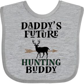 inktastic Daddy Future Hunting Buddy Baby Bib