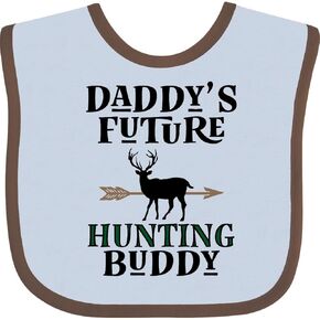 inktastic Daddy Future Hunting Buddy Baby Bib