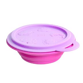 Collapsible Silicone Bowl, Convenient Baby Snack Container, BPA & Phthalate Free, 6 Month+