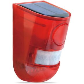 Peidesi Solar Alarm Light 110db 6 LED Solar Lamp Waterproof Solar Warning Lights Sound Alarm Lamps with Motion Sensor for Driveway,Home,Farm,Barn,Villa,Yard in Saudi Arabia