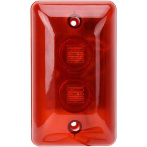 Sonew 12V Wired Alarm Strobe Siren Sound Siren Flashing Flashing LED Strobe Light Security Alarm System