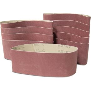 WEN 6321SP240 240-Grit 3 x 21" Sanding Belt Sandpaper (10 Pack)