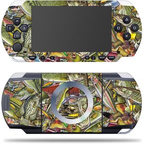 MightySkins Skin Compatible with Sony PSP – Fish Puzzle | Protective, Durable, and Unique Vinyl Decal wrap Cover | Easy to Apply, Remove, and Change Styles | Made in The USA