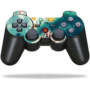 MightySkins Skin Compatible with Sony Playstation 3 PS3 Controller – Acid Surf | Protective, Durable, and Unique Vinyl Decal wrap Cover | Easy to Apply, Remove, and Change Styles | Made in The USA
