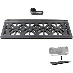 Alvins ALEXA 35 Base Plate Bottom Cheese Plate Light Weight Safety Dovetail Plate for ARRI Trinity| DJI Ronin 2| Steadicam M2 with 3/8"-16 Threaded