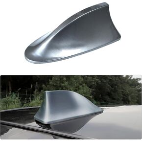 Shark Fin Antenna Cover for Car, Auto Top Roof Aerials AM/FM Radio Signal Base with Adhesive Tape, Decorative Top Mounted Dummy Roof Aerial, Universal Car Accessories (Black) in Saudi Arabia