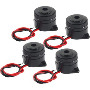 Active Electronic Buzzer Alarm Sounder Continuous 90dB Beep Speaker DC 12V 4Pcs