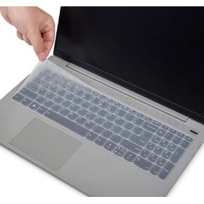 Keyboard Cover for 2024 2023 Lenovo V15 15.6", 2023 2022 Lenovo IdeaPad 1/IdeaPad 1i 15.6 inch Laptop 15ADA07 15IAU7 15ALC7 15IJL7, Lenovo IdeaPad 2024 15.6 Keyboard Skin, Clear