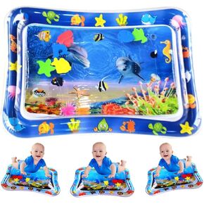 Yummy Baby Inflatable Tummy Time Premium Quality Water Mat, The Perfect Play Time Activity to Help Develop Your Baby’s Coordination (Octopus)