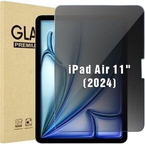 ProCase 1 Pack Screen Protector for iPad Air 11 inch M2 2024 (6th Generation), Privacy Anti-Spy Tempered Glass Film for iPad Air 6 A2902 A2903 A2904