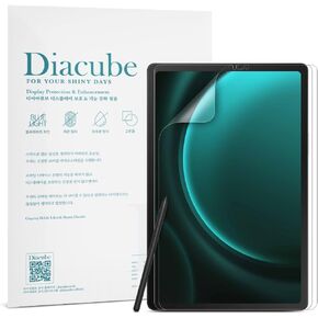 [عبوة من قطعتين من واقي شاشة ملمس الورق لجهاز Samsung Galaxy Tab S9 FE مقاس 10.9 بوصة، طبقة PET غير لامعة مضادة للوهج للرسم والكتابة مثل الورق، حساسية عالية للمس، سهلة التركيب