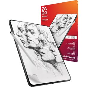 ZAGG Fusion Canvas iPad Pro 11" (M4) Screen Protector - Matte Paper-Feel Surface for Drawing & Writing - Flexible Hybrid Protection, Scratch & Impact Resistant, Easy Apply