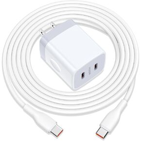 25W Super Fast Charger Type C for Motorola Razr 50 Ultra,Edge 50 Ultra,G Power Stylus Play,iPhone 15, USB C Charging Block with 6FT Type C Cable for Samsung Galaxy S24 Ultra A15 A14 A54 S23 FE S22 S21