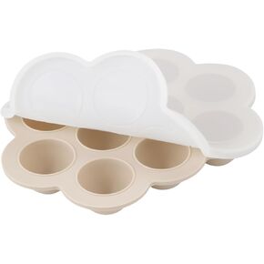 PandaEar Baby Food Storage Container, 10 Portions- BPA Free Silicone Freezer Tray with Lid
