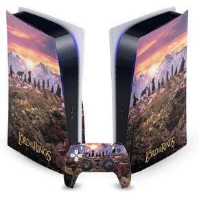 Head Case Designs Officially Licensed The Lord of The Rings The Fellowship of The Ring Group Graphic Art Vinyl Faceplate Sticker Gaming Skin Decal Cover Compatible with PS5 Disc Console & DualSense