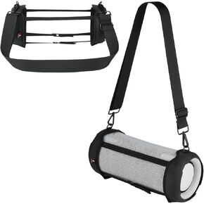 TXEsign Hard EVA Cover for Sony SRS-XG300 X-Series Wireless Portable Bluetooth Speaker, Travel Carrying Strap Case Sony SRS-XG300 Two Sides Speaker Cover Hard Shell Case with Shoulder Strap