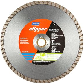 شفرة منشار البلاط من Norton Cut Off Wheel، عجلة قطع ألماس كلاسيكية من Clipper، نوع قطع حافة توربو 01، قرص قطع ماسي عالي السرعة 7 بوصة للبلاط، حزمة من 1
