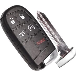 Key Fob Replacement Compatible for Jeep Grand Cherokee 2014-2021 Proximity Smart Key Car Keyless Entry Remote Control Remote Start M3N-40821302 68143505AC 68143505AA 1PCS