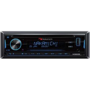 Nakamichi NQ822B 1-DIN CD/MP3/USB Car Stereo in-Dash Receiver w/Bluetooth