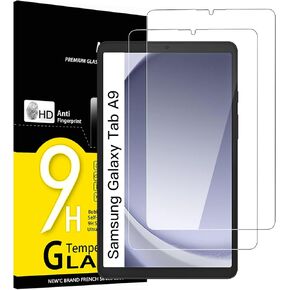 NEW'C [2 Pack Designed for Samsung Galaxy Tab A9 8.7 Inch Screen Protector Tempered Glass, Bubble Free, Ultra Resistant