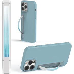 Phone Grip, Ultra Thin Cell Phone Grips Finger Holder Kickstand for Back of Phone, Loopy Case Swappable for Smartphones Wireless Chargers Car Mounts - SleekGrip Essential