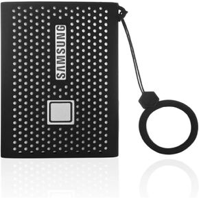 حافظة تخزين من السيليكون للسفر لهاتف Samsung T7 Touch Portable SSD 500GB 1TB 2TB محركات الأقراص الصلبة الخارجية (أسود) in Kuwait