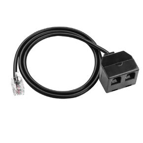 Telephone Training Splitter for RJ9 Headset, Phone Jack Splitter for Landline Telephone Plantronics, Polycom, Nortel Meridican, Norstar, Avaya, GE and Other IP Phones