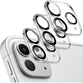 JETech Camera Lens Protector for iPad Pro 11-Inch M4 (2024) and iPad Pro 13-Inch M4 (2024), 9H Anti-Scratch HD Clear Tempered Glass, Full Coverage, Easy Installation, 3-Pack