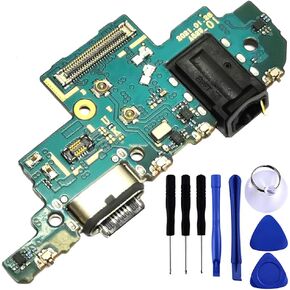 Galaxy A52 5G USB Charging Port Flex Cable Replacement SM-A526U Type C Charger Dock Board Flex Cable Connector for Samsung A52 5G A526U1 Port Flex Cable Repair Part with Tools