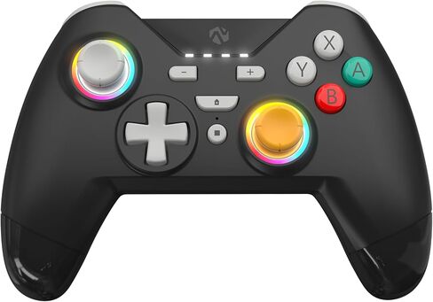 BASEKAMP Kore+ Wireless RGB Controller for Nintendo Switch - Programmable Back Buttons - Motion - Rumble - RGB Sticks (Retro Black) in Saudi Arabia
