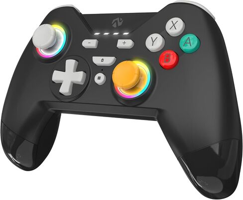 BASEKAMP Kore+ Wireless RGB Controller for Nintendo Switch - Programmable Back Buttons - Motion - Rumble - RGB Sticks (Retro Black) in Saudi Arabia
