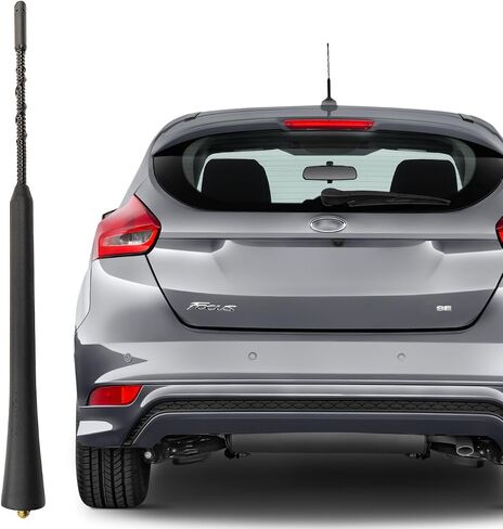 9 Inch Antenna for Ford Focus (2007-2019), Ford Focus Antenna, Flexible Rubber Antenna Replacement Mast for Ford Focus 2007 2008 2009 2010 2011 2012 2013 2014 2015 2016 2017 2018 2019, Black in Saudi Arabia