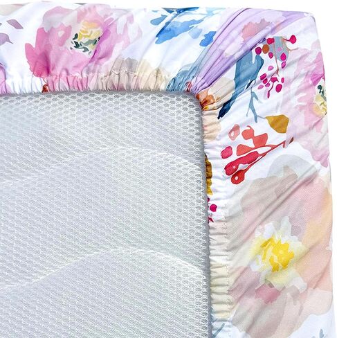 AMROSE 3 Pack Changing Pad Covers, 32" x 16" Ultra Soft Microfiber Diaper Change Table Sheets for Baby Girls, Violet in Kuwait