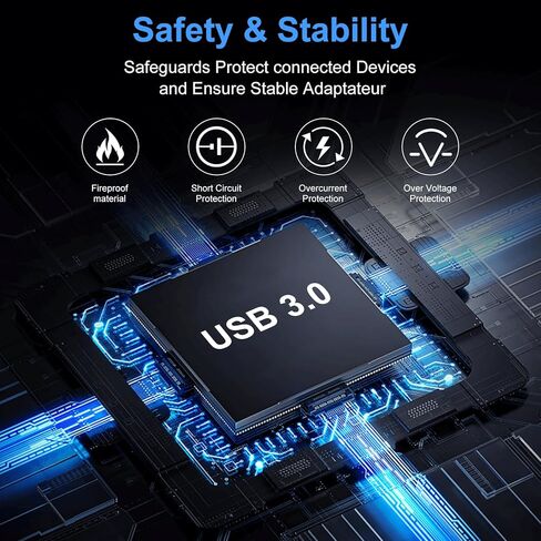 محول USB C إلى USB، 2 حزمة 10 مم طرف ممتد USB نوع C ذكر إلى USB A أنثى OTG محول لجهاز MacBook iPad Pro Air iPhone 15 Plus Samsung Tab S9 S23 S22 Blackview الهواتف القوية والمزيد من الأجهزة من النوع C in Kuwait