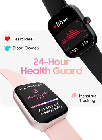 Smart Watch for Women, Alexa Built-in, Answer/Make Calls, 1.91" HD Screen Fitness Watch, IP68 Waterproof, 100 Sports, Heart Rate Monitor, Sleep Tracker, Smartwatch Compatible Android iOS, Beige in Saudi Arabia