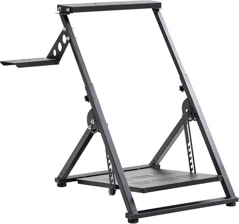 حامل عجلة القيادة Marada Upgrade X Mount متوافق مع PXN، Thrustmaster، Logitech، وحدة تحكم Fanatec، إطار لعبة قيادة قابل للطي وقابل للتعديل، العجلة ومبدل الحركة والدواسة وفرامل اليد غير متضمنة in Kuwait