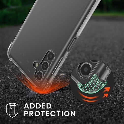 kwmobile Crossbody Case Compatible with Samsung Galaxy A04s Case - Clear TPU Phone Cover w/Lanyard Cord Strap - Transparent in Saudi Arabia